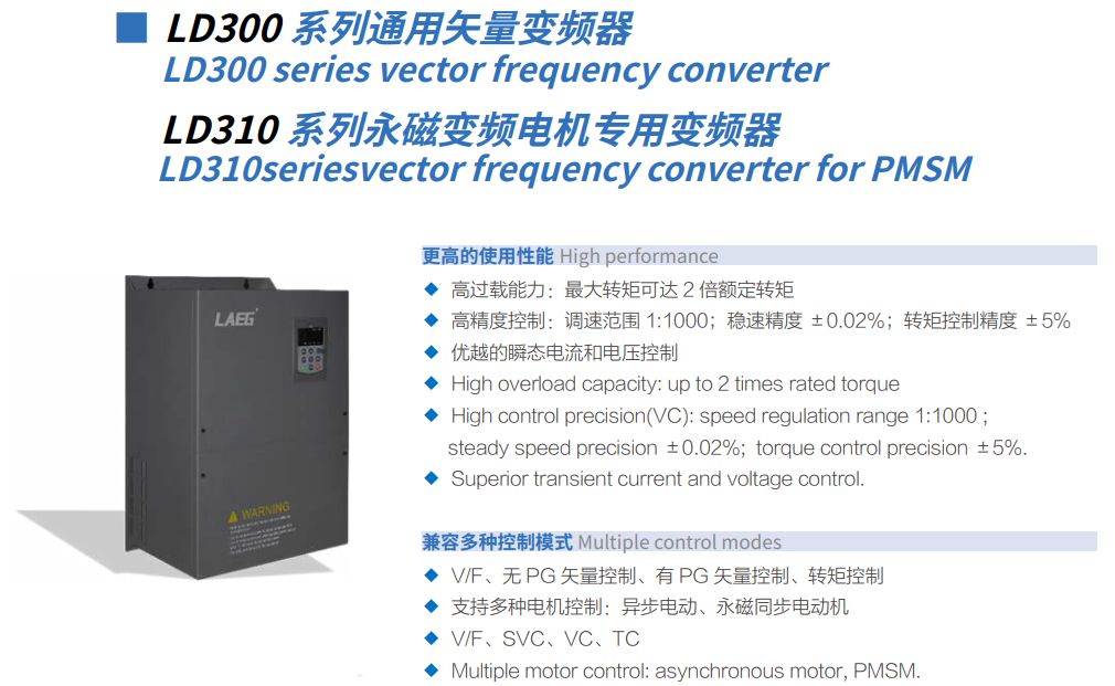 LD300K压缩机专用变频器(图1)