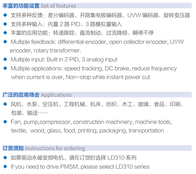 LD300K压缩机专用变频器(图2)